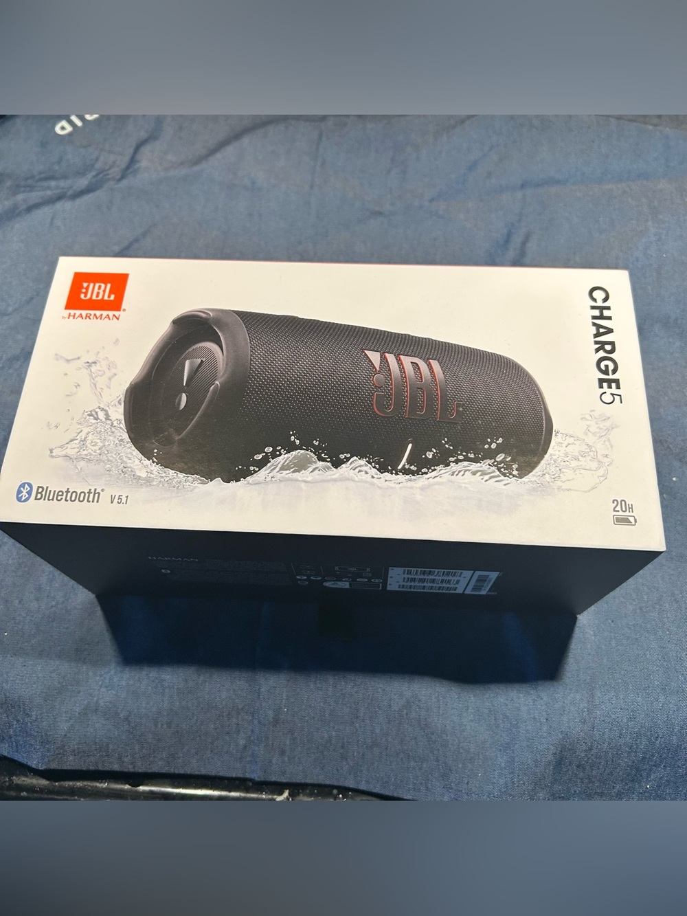 JBL Charge 5 Portable Bluetooth Speaker - NIB